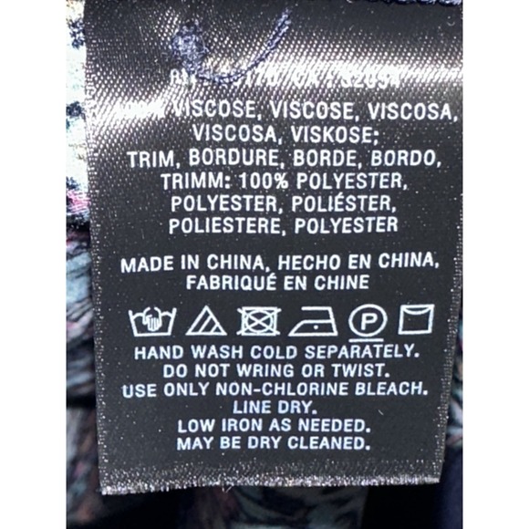 Anthropologie Maeve Womens Multicolor Maplewood Paisley Long Sleeve Dress Size S - Picture 8 of 11